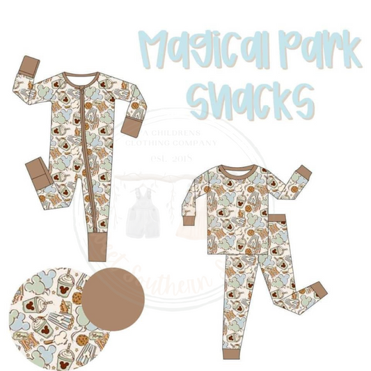 PINK FRIDAY PRE ORDER-BAMBOO MAGICAL PARK SNACKS TAN