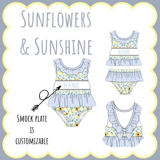 PO190-sunflowers and sunshine swim collection