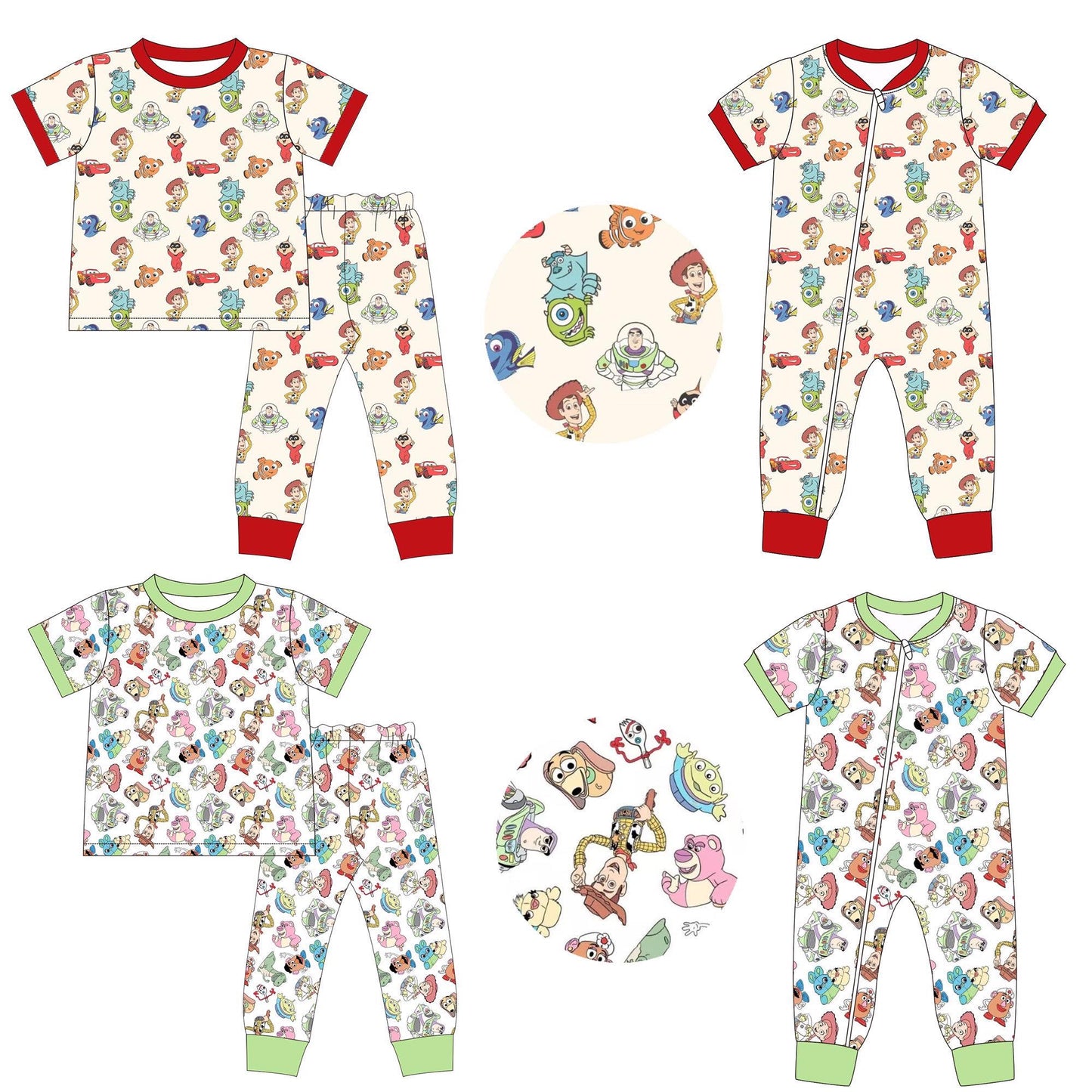 PO173-DISNEY FRIENDS PJ COLLECTION