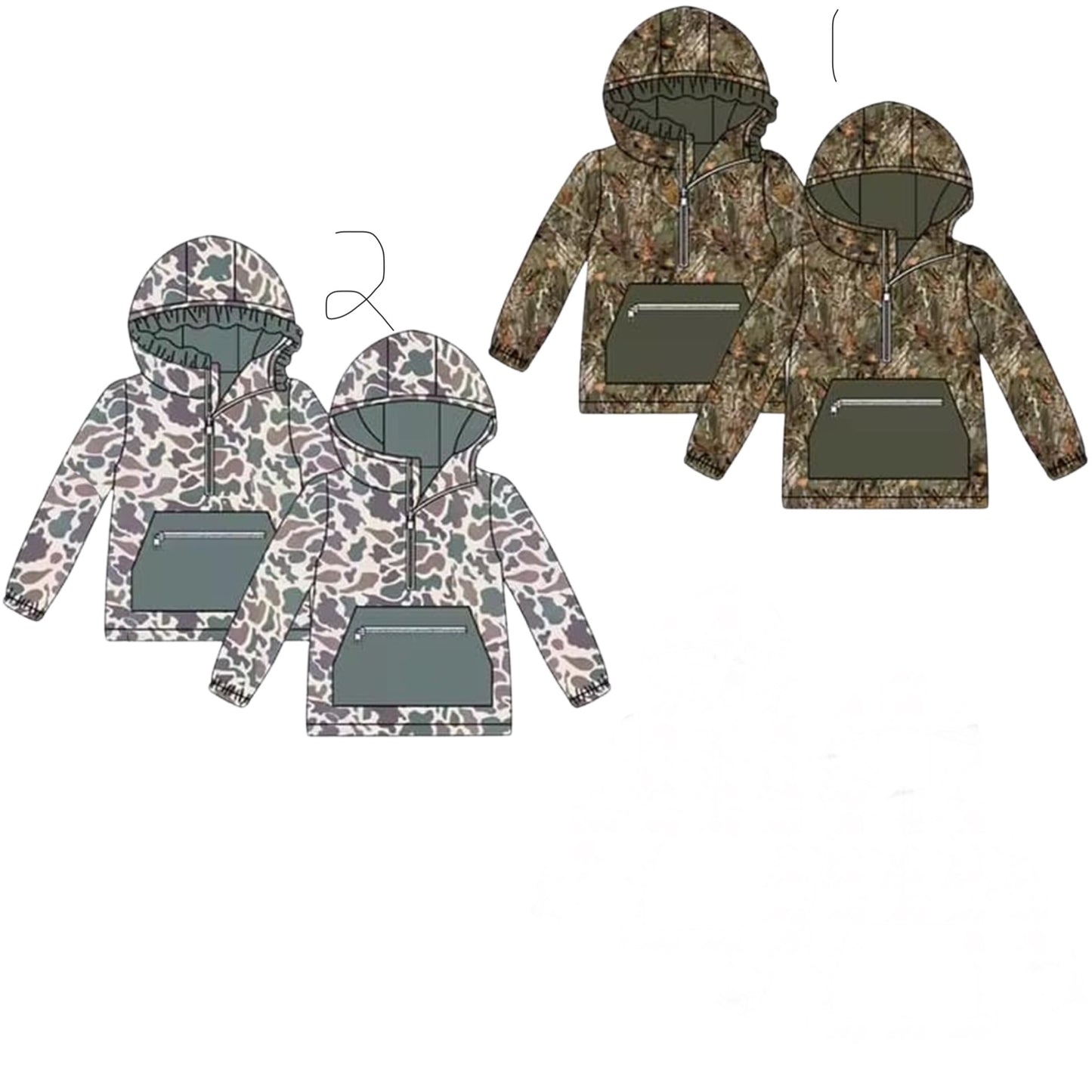 PO173-CAMO PULLOVER COLLECTION