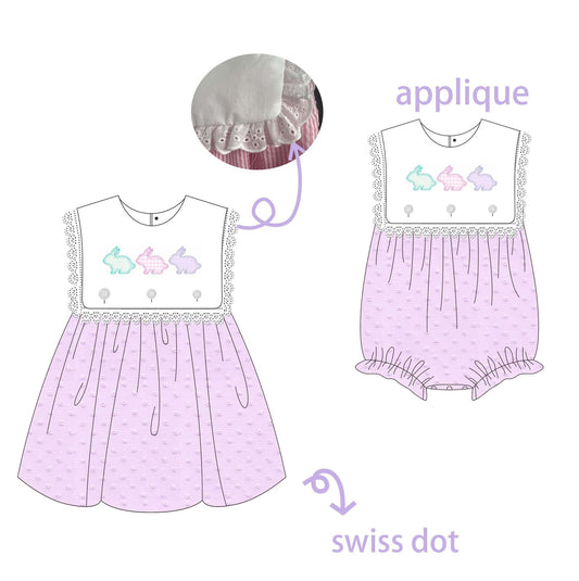 PO190-Swiss knot bunny collection