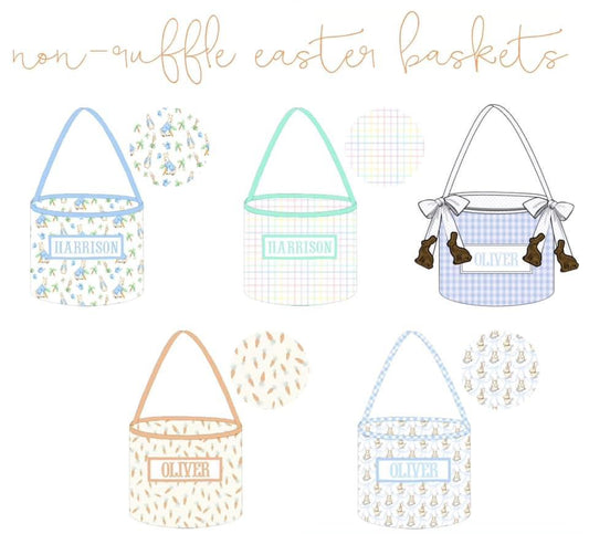 PO188-NON RUFFLE EASTER BASKETS