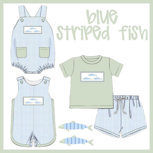 BLACK FRIDAY PRE ORDER-BLUE STRIPED FISH