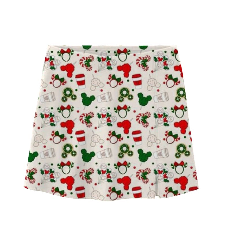 PO175-MOMMY AND ME MOUSE SKORT