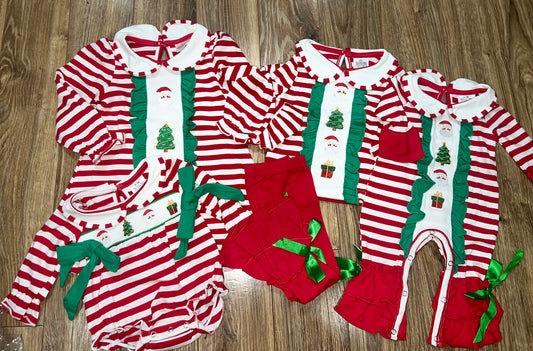 Rts-embroidered Santa collection