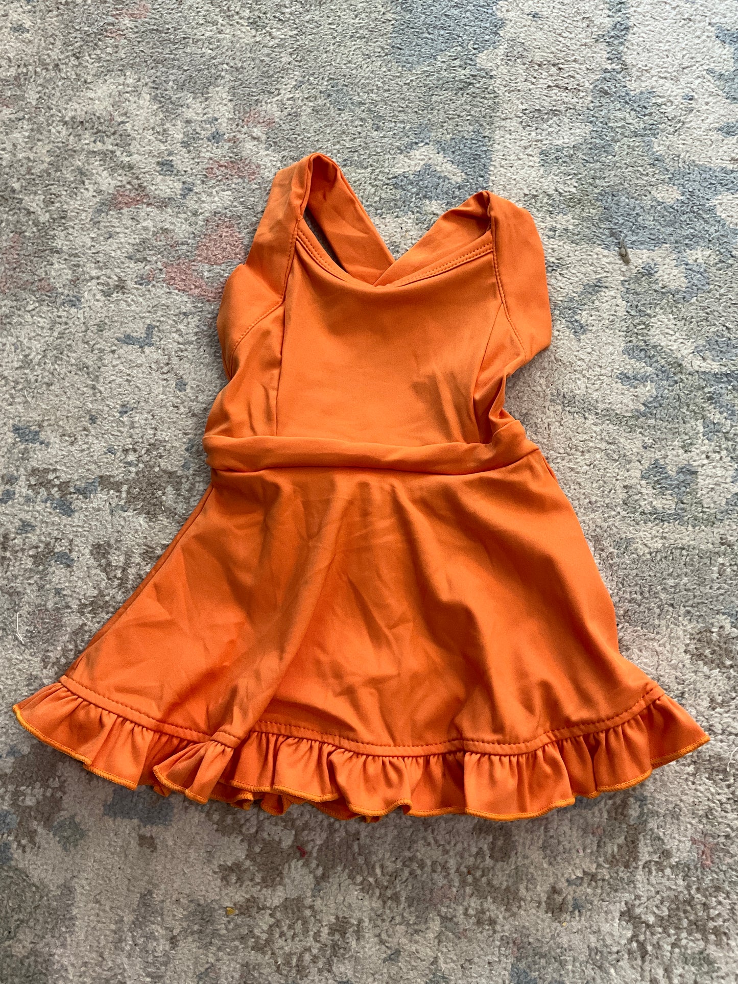 Rts- orange athletic dress