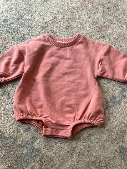 Rts- pink bubble long sleeve